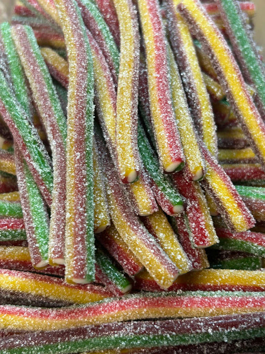 Crayons multicolores acidulés