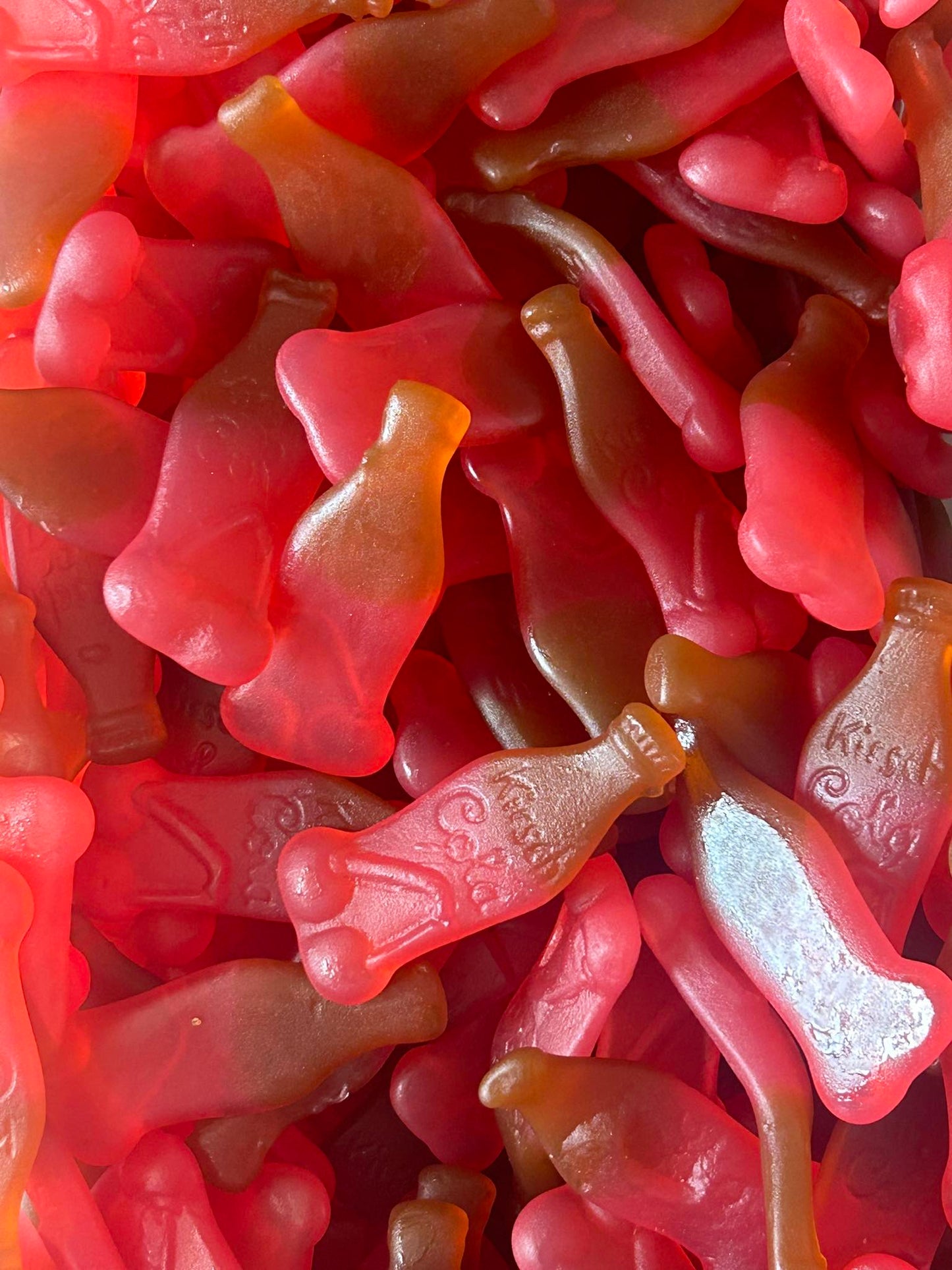 Bouteilles cola à la cerise