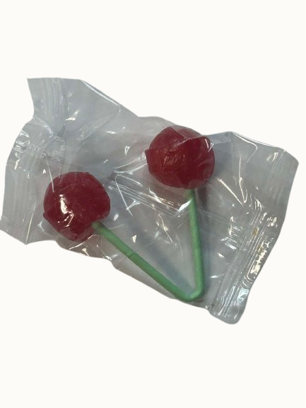 Sucettes double cerise (5pcs)